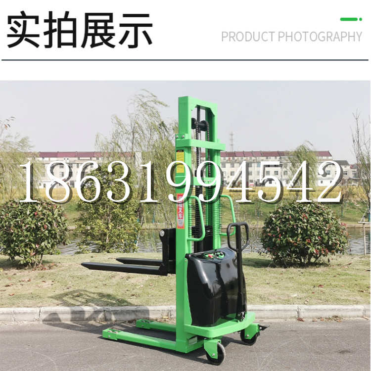 开福区电动叉车堆高车液压铲车电瓶1吨2吨站驾步行式小型全自动叉车